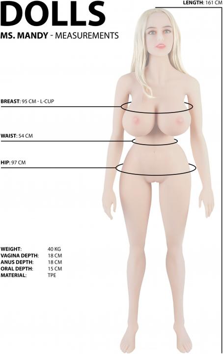 Actual product image Shots Mandy Flesh