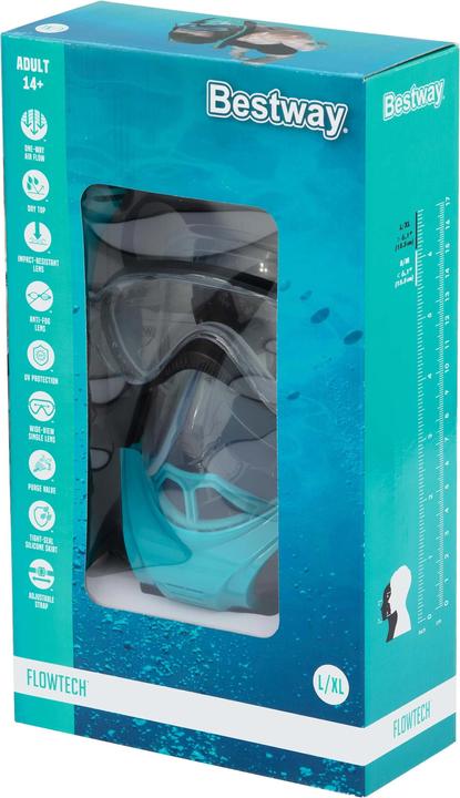 Actual product image Bestway Flowtech Snorkel Mask L/XL