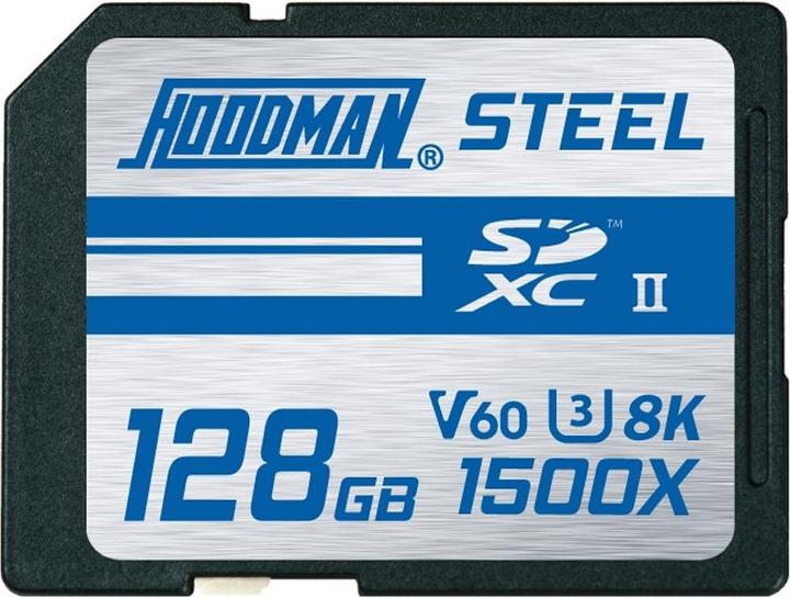 Actual product image Hoodman 128GB 1500X-SDXC UHS-II Class 10 U3 8K V60 (128 GB, SDXC, U3, UHS-II)