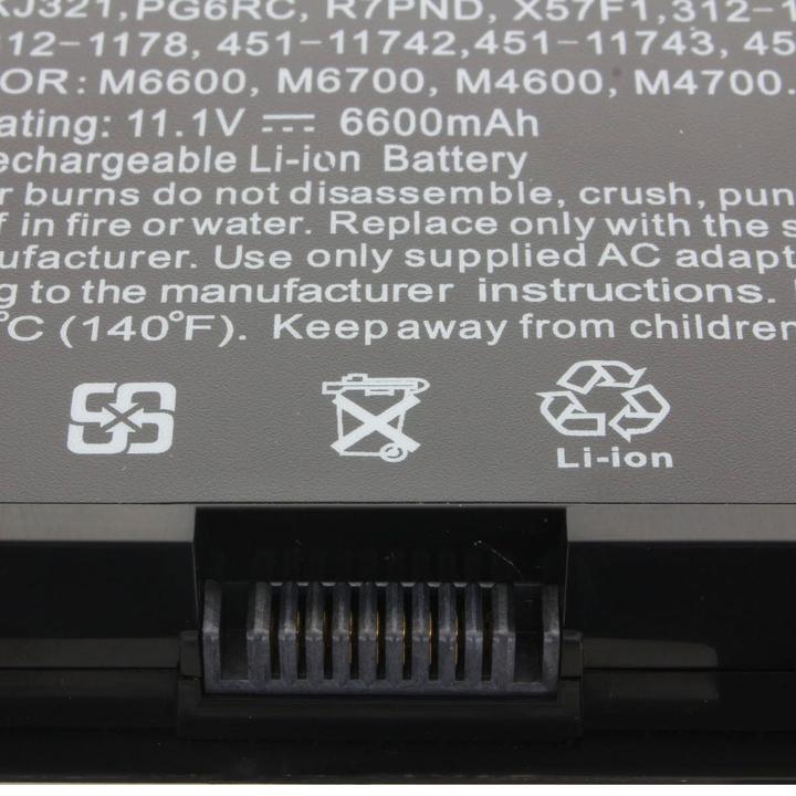 Produktbild Dell Akku Precision M4600 (6 Zellen, 6600 mAh)
