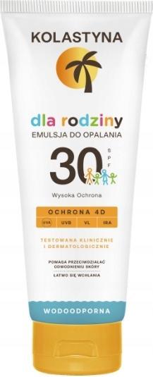 Kolastyna 250ml SPF30 Family Sun Care Emulsion (Suntan cream, SPF 30, 250 ml)