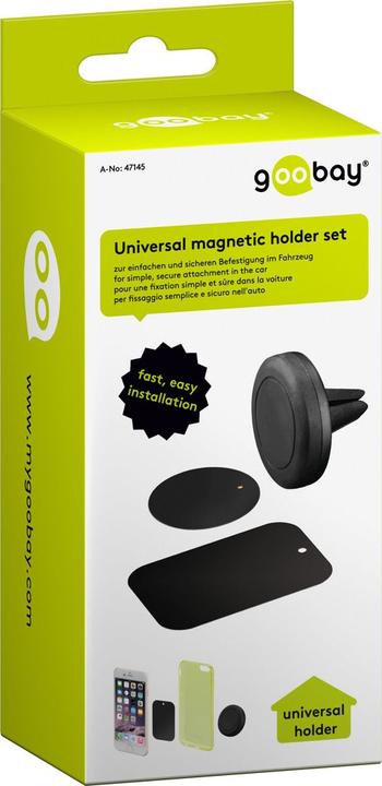 Image du produit Goobay Jeu de supports magnétiques universels