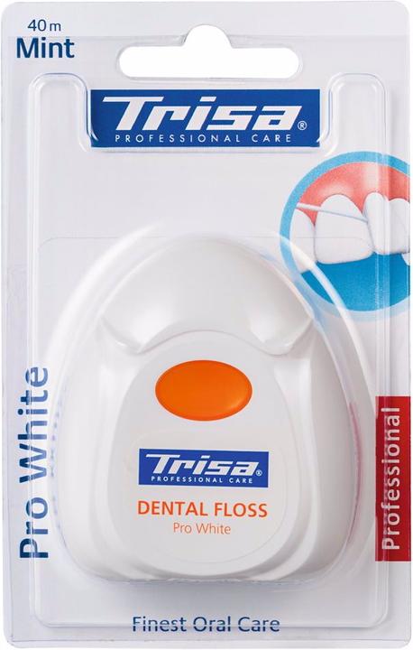 Actual product image Trisa Zahnseide Pro White 40m mint Xylitol (40 m)