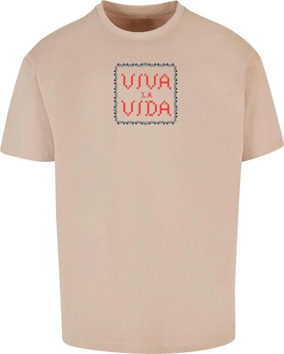 Actual product image Merchcode Frida Kahlo - Pixels viva la vida Heavy Oversize Tee - 118083 (L)