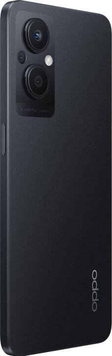 Actual product image OPPO Reno 8 Lite (128 GB, Cosmic Black, 6.43", Dual SIM, 64 Mpx, 5G)