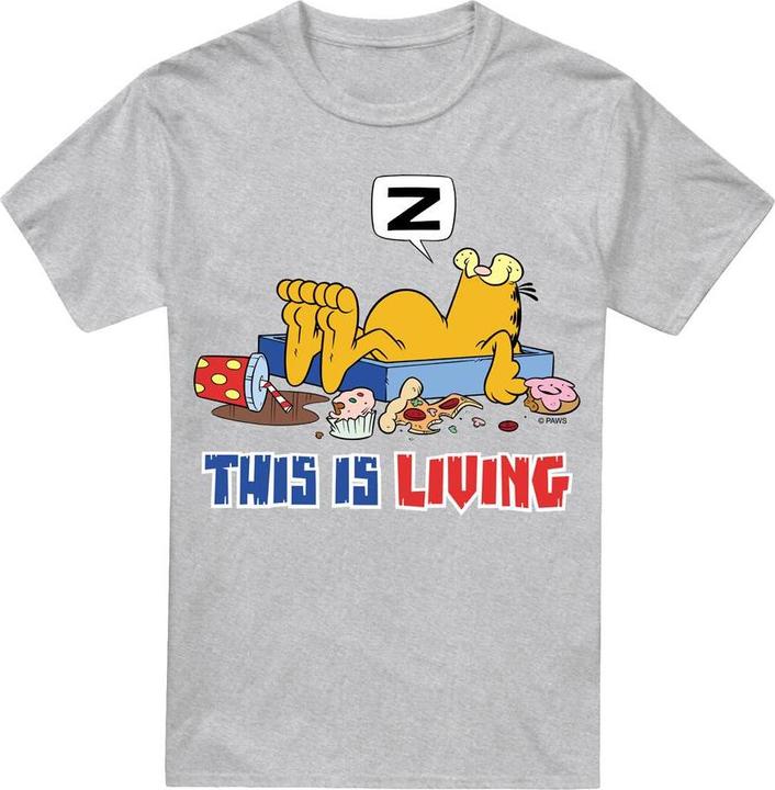 Garfield This Is Living TShirt