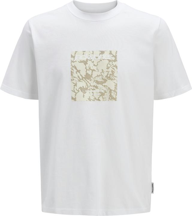 Jack & Jones Jcotarmac Camo Front Tee Ss Crew Neck Ln