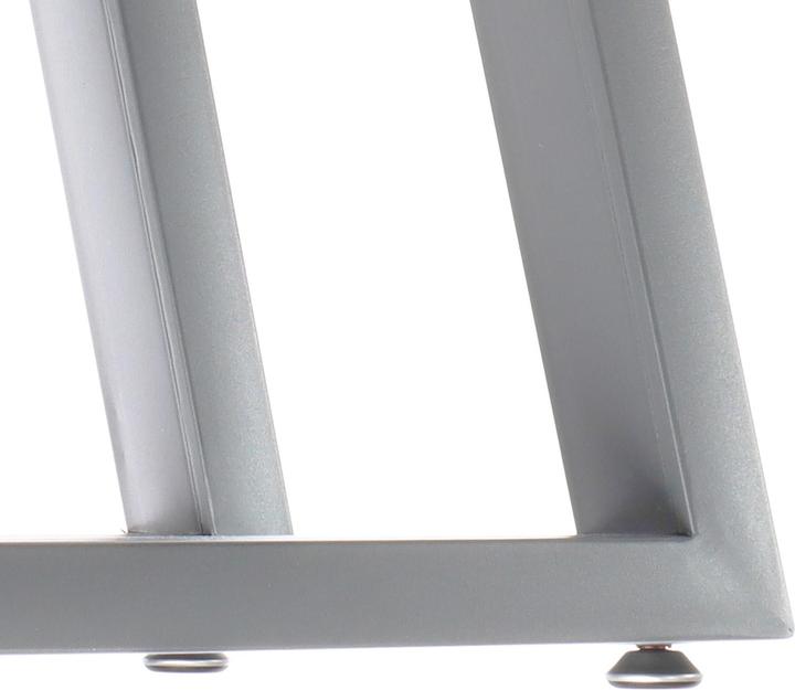 Produktbild Wiltec XPOtool Tischbeine 2x Tischgestell grau Industrial Trapez 60x72cm Tischkufen