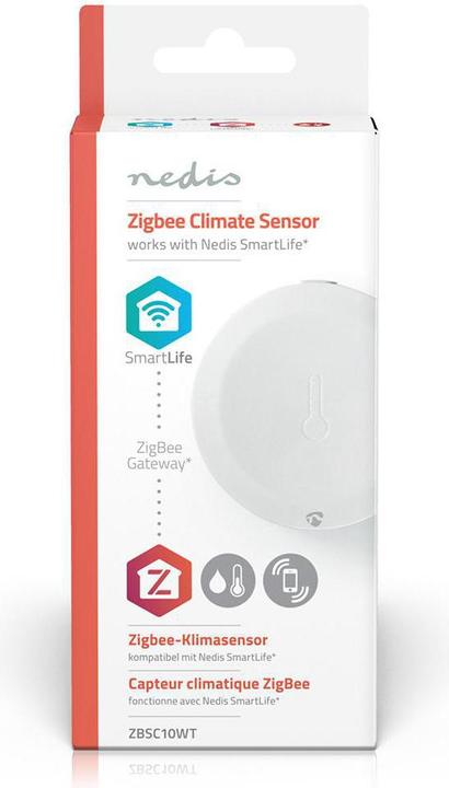 Actual product image Nedis Smart Klimasensor ZBSC10WT | Zigbee 3.0 | Batteriebetrieben | Android™ / IOS | Weiss