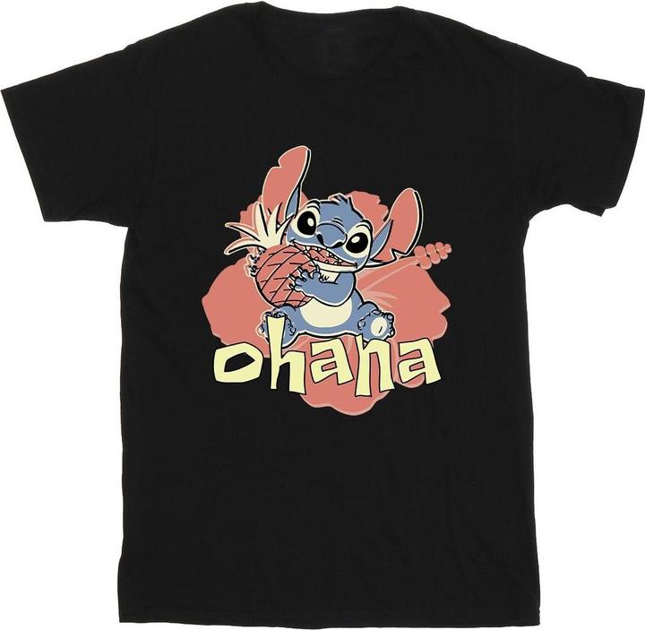 Disney Lilo And Stitch Ohana Pineapple TShirt (XXL)