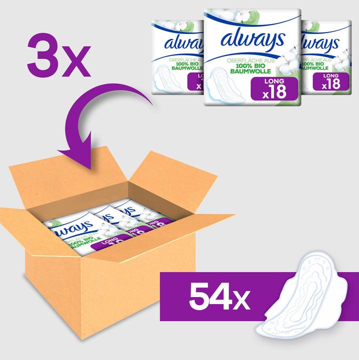Immagine prodotto Always Cotton Protection (54 x, Assorbenti igienici)