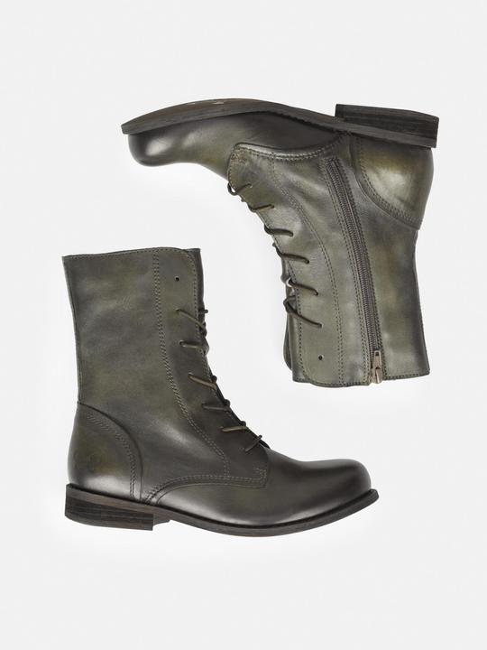Actual product image Felmini Wide Fit W103 lace-up boot made of genuine leather, with inner zip and low heel. (40)