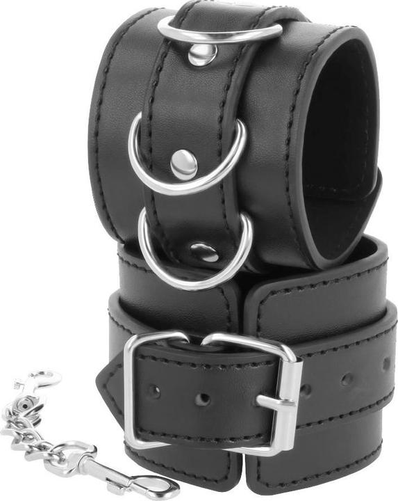 Actual product image Darkness Wrist Restraints Black