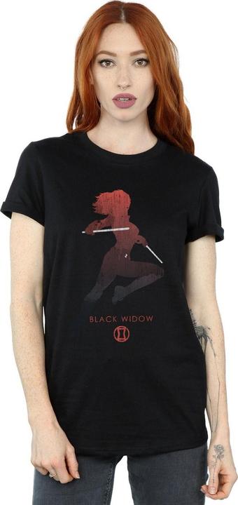 Produktbild Black Widow Silhouette TShirt (5XL)