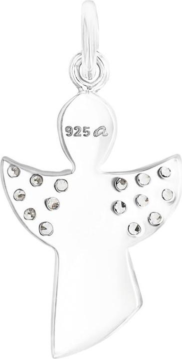 Produktbild Amor Anhänger für Damen, 925 Sterling Silber, Zirkonia synth. | Engel (Silber 925)