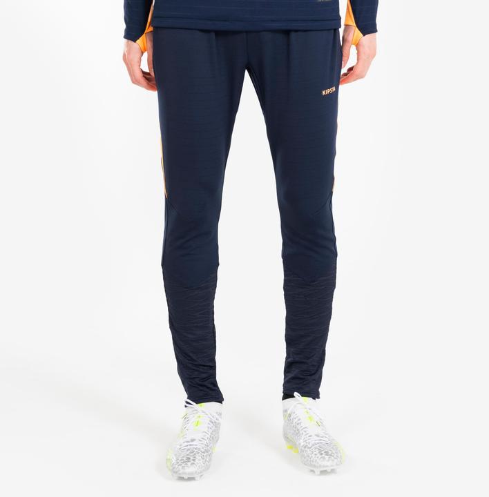 Produktbild Kipsta Damen/Herren Fussball Trainingshose - CLR orange/marineblau (W32/L33)