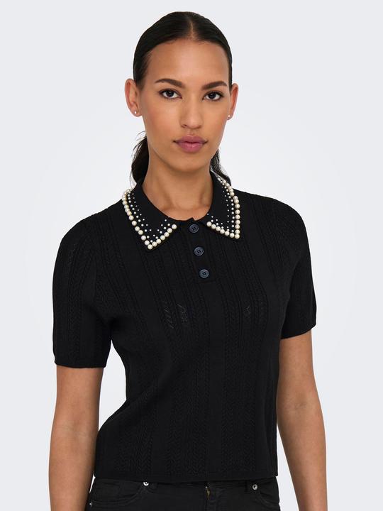 Immagine prodotto Only Normal geschnitten Polokragen Strickoberteil Polo (S)