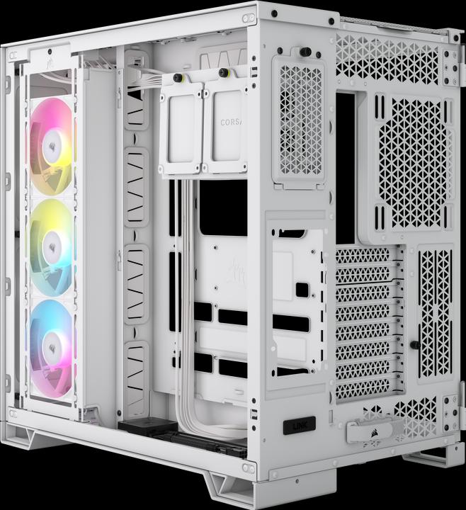Actual product image Corsair Case iCUE 6500X RGB Midi TG white (mATX, Mini-ITX, ATX)