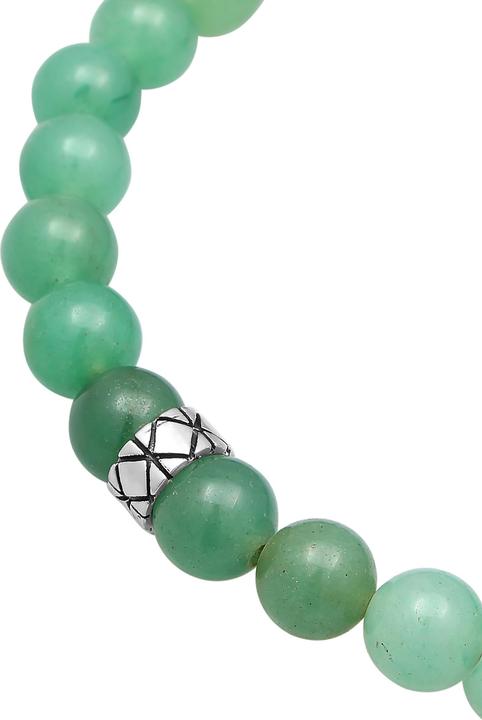 Produktbild Kuzzoi Edelsteinarmband, Totenkopf (21 cm, Aventurin, Plastik, 925 Sterling Silber)