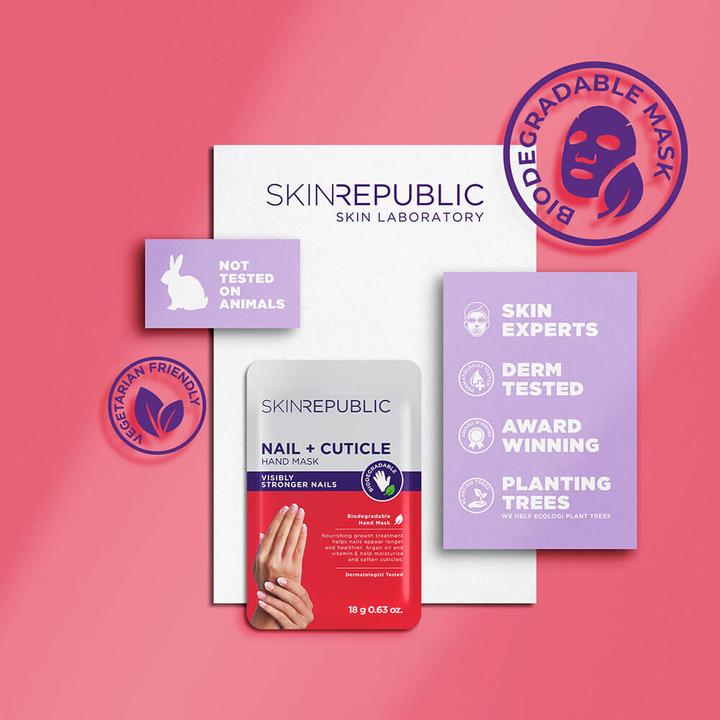 Image du produit Skin Republic Masque pour les mains avec ongles et cuticules