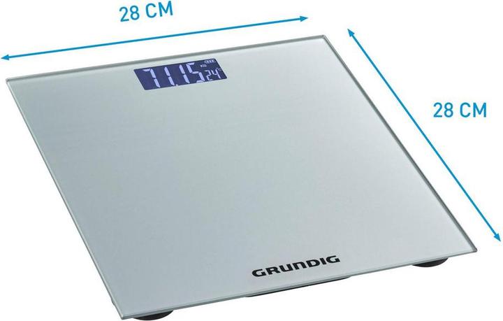 Immagine prodotto Grundig Corpo in scala bianco 28x28x2,2cm (180 kg)