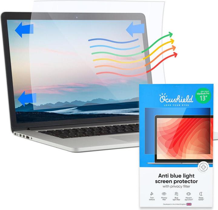 Image du produit Ocushield Protecteur d'écran anti-lumière bleue 13 (13")