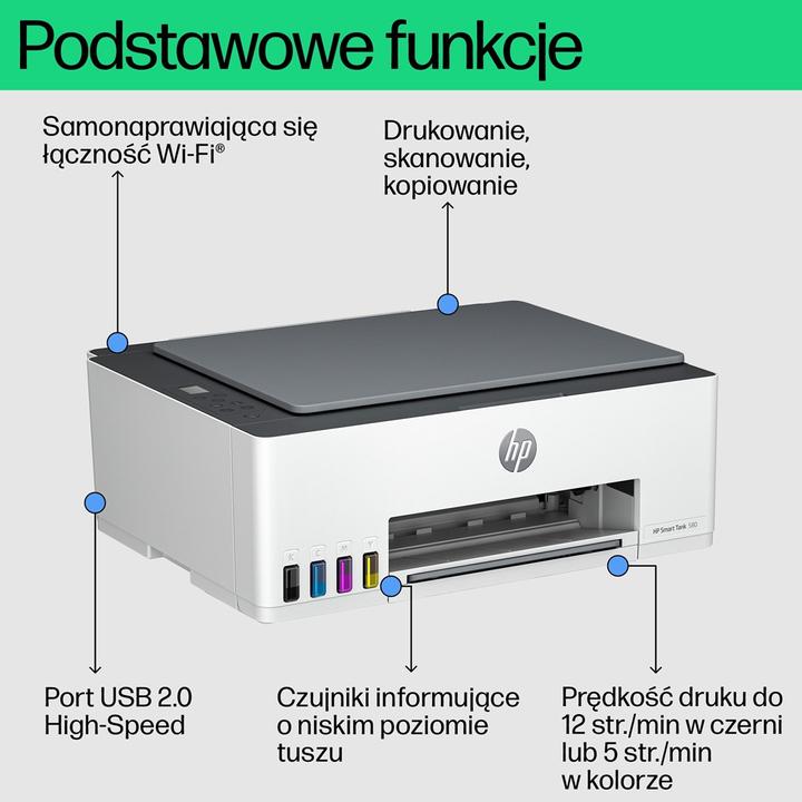 Produktbild smart Tank 580 All-in-One Printer (Farbe)