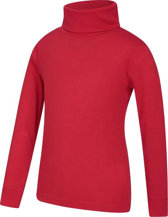 Actual product image Mountain Warehouse Childrens/Kids Talus Roll Neck Long-Sleeved Top (128)