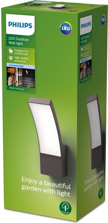 Actual product image Philips Splay wall lamp (1100 lm, IP44)