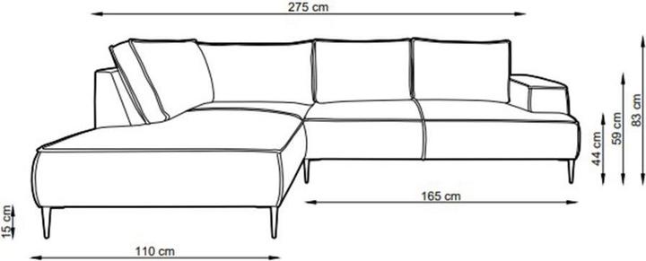 Actual product image Vente-unique Gineto (Corner sofa)