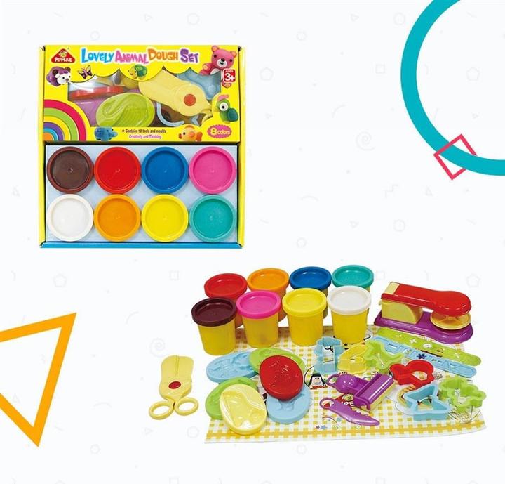 Actual product image No Name CLAY SET 6820 ANIMALS