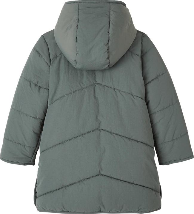Actual product image Vertbaudet Girls' light quilted coat with hood, recycled polyester padding (86)