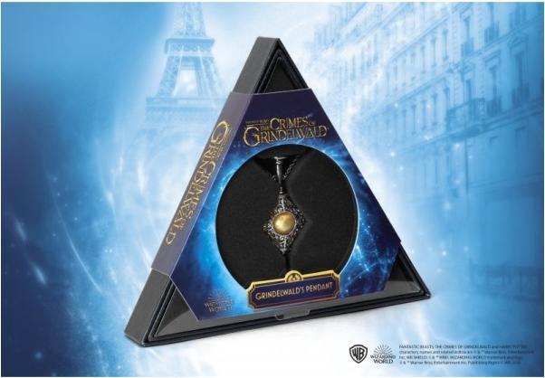 Immagine prodotto Noble Collection Animali fantastici 2: Ciondolo di Gellert Grindelwald (Argento)
