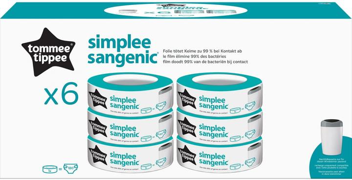 Produktbild Sangenic Nachfüllkassetten Simplee, 6er Pack (6 x)