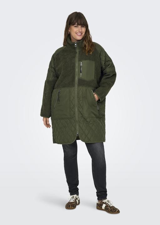 Actual product image Only High closed curve coat quilted jacket (M)