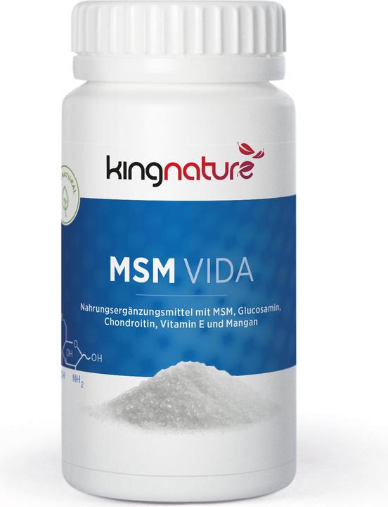 Kingnature MSM Vida Kapsel 860 mg (60 Stück, Kapseln, 90 g)