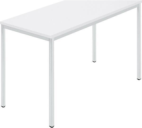 kaiserkraft Rectangular table, square tube