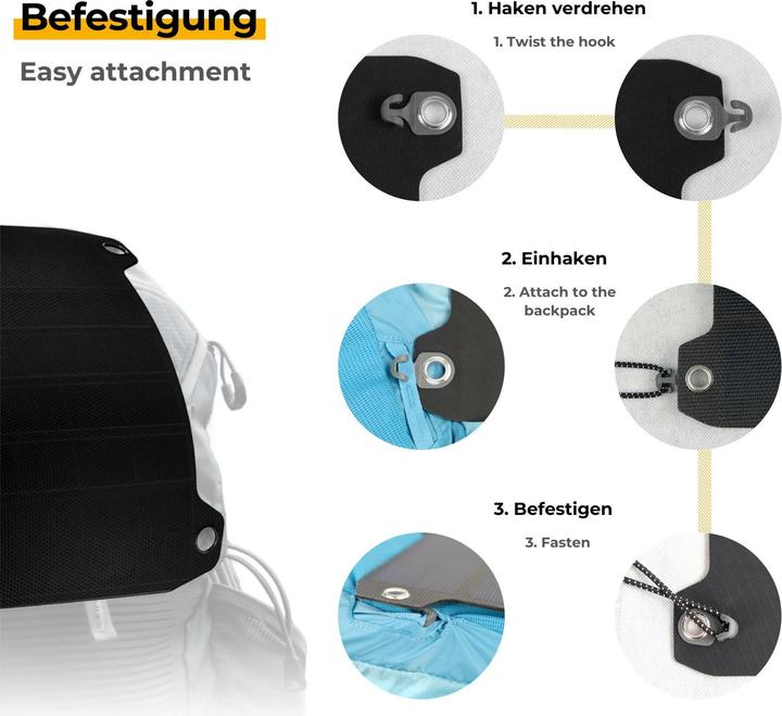 Image du produit Sunny Bag Panneau solaire flexible (6 W, 0.20 kg)