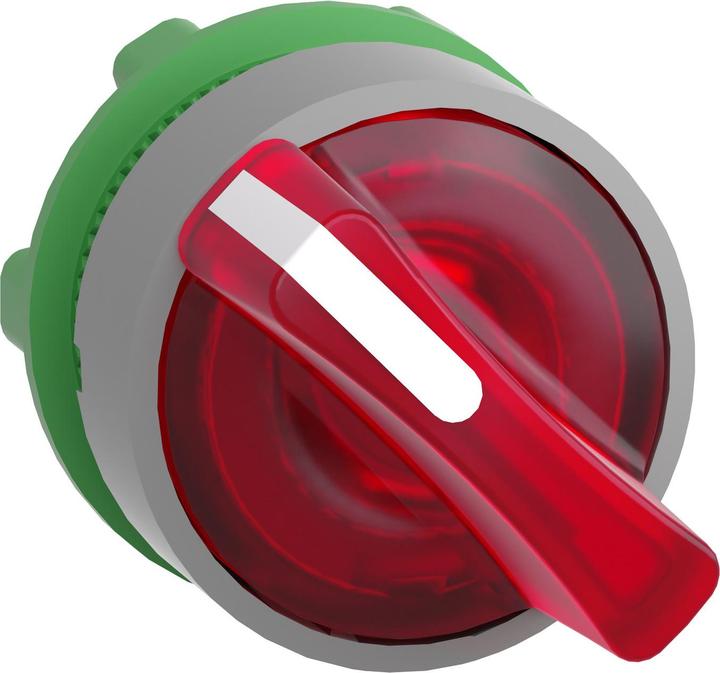 Actual product image Schneider Electric Illuminated selector switch, front, plastic, ZB5AK1243C0