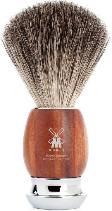 Actual product image Mühle Shaving set, 4-piece with bowl, shaving brush with pure badger hair (Shaving oil, Shaving soap, Shaving brush)