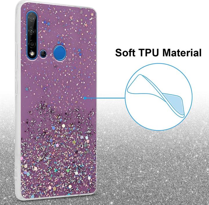 Produktbild Cadorabo TPU Cover funkelnder Glitter (Huawei Nova 5i, Huawei P20 Lite (2019))