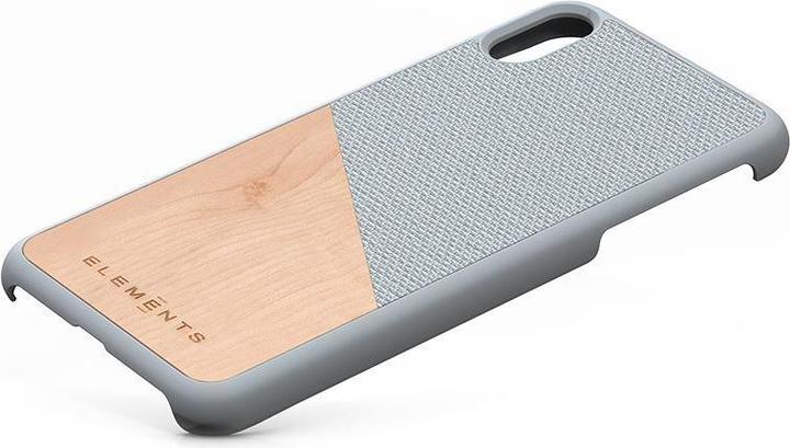 Produktbild Nordic Elements Original Helium - Iphone Xs Max Case with Real Maple Wood (Light Gray) (Apple iPhone XS Max)