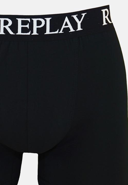 Produktbild Replay Trunk BOXER Style 01/C Basic Cuff Logo im 3er Pack (XXL, 3er Pack)
