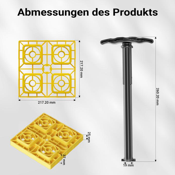 Image du produit Wiltec Unterlegplatten Wohnwagen 10x Stützplatten 13,5t Auffahrkeile Stufenkeile