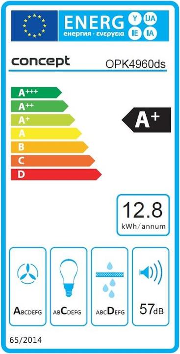 Etichetta energetica Concept OPK4960DS (Cappuccio)