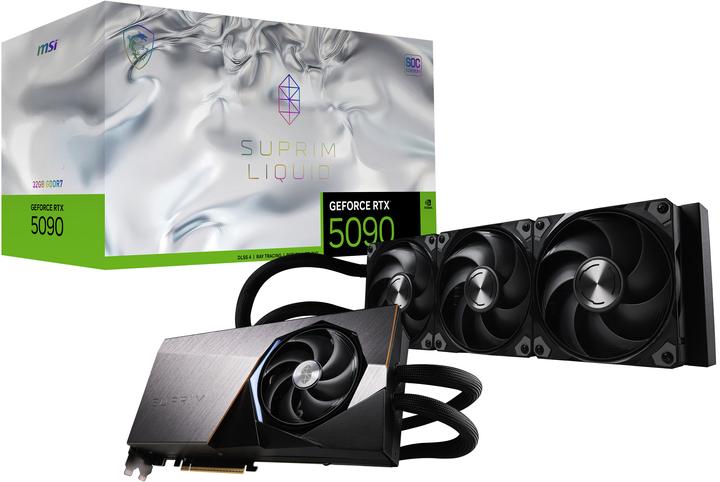 Image du produit MSI GeForce RTX 5090 32G SUPRIM LIQUID SOC (32 Go)