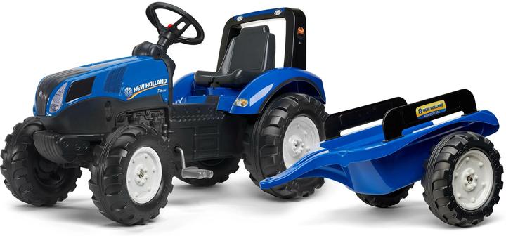 Actual product image Falk Toys New Holland tractor + trailer M