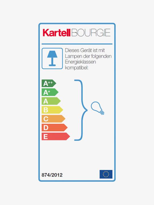 Energy Label Kartell Table Lamp Black (240 lm, E27)