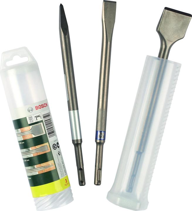 Produktbild Bosch Zubehör Meissel-Set SDS plus, 3-teilig (290 mm)