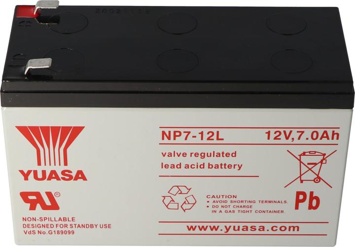 Image du produit Yuasa Akku NP7-12L, mit 6,3mm Kontakten (12 V, 7 Ah)